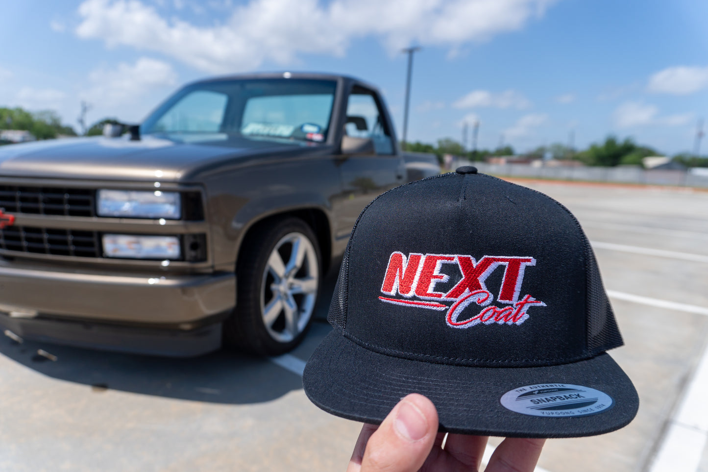 Black & Red Trucker hat - Snapback