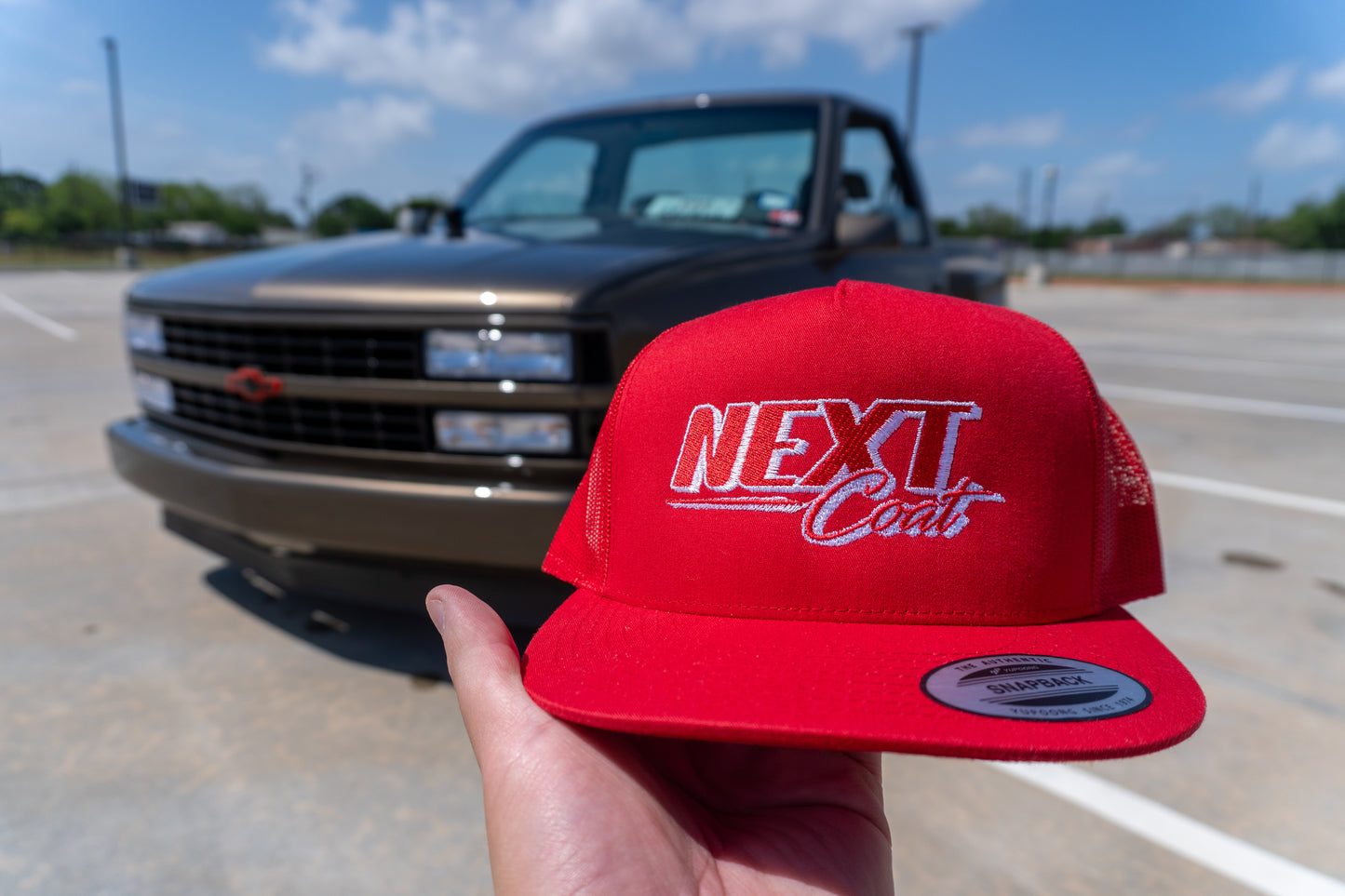 All Red Trucker Hat - Snapback