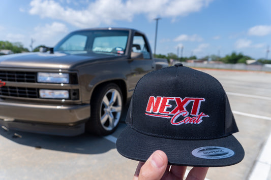 Black & Red Trucker hat - Snapback